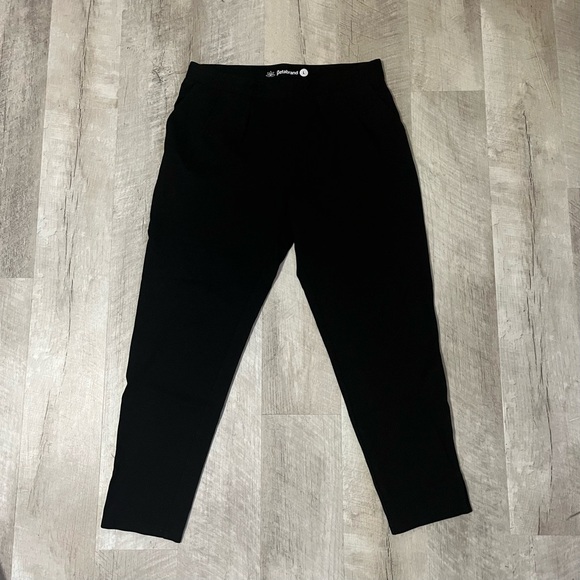 Betabrand black full length pants size large - Picture 1 of 4